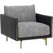 Ashi Nash Zebra / Coal Black Armchair